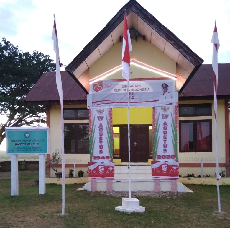 Kantor Keuchik Gampong Suaq Bakung, Kecamatan Kluet Selatan, Kabupaten Aceh Selatan